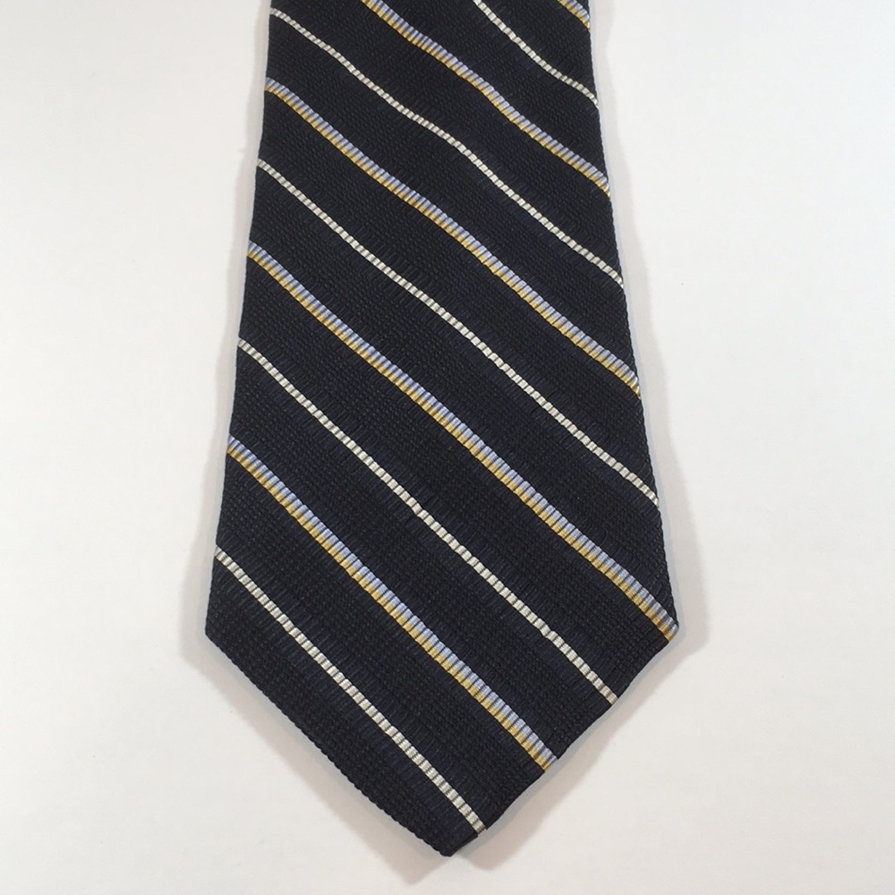 Dior Signature Italian Silk Stripped Tie